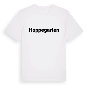 Hoppegarten fetstil t-shirt – ekologisk bomull t-shirt från Pinshirt