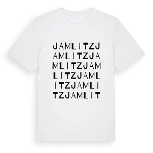 Jamlitz ordlek t-shirt – ekologisk bomull t-shirt från Pinshirt