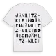Jämlitz-Klein Düben ordlek t-shirt