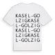 Kasel-Golzig ordlek t-shirt