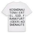 Kosmonautenviertel, Süd, Frankfurt (Oder) ordlek t-shirt