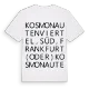 Kosmonautenviertel, Süd, Frankfurt (Oder) ordlek t-shirt