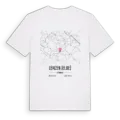 Lenzen (Elbe) karta t-shirt