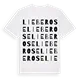 Lieberose ordlek t-shirt