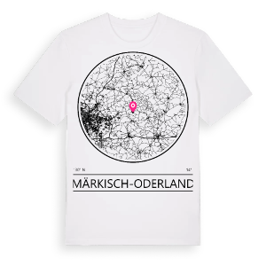 Märkisch-Oderland t-shirt – ekologisk bomull t-shirt från Pinshirt