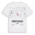 Müncheberg karta t-shirt