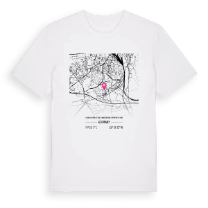 Neuberesinchen Süd, Beresinchen, Frankfurt (Oder) karta t-shirt – ekologisk bomull t-shirt från Pinshirt