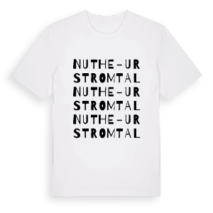 Nuthe-Urstromtal ordlek t-shirt – ekologisk bomull t-shirt från Pinshirt