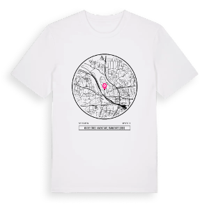 Obere Stadt, Innenstadt, Frankfurt (Oder) t-shirt – ekologisk bomull t-shirt från Pinshirt