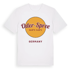 Oder-Spree cirkel t-shirt – ekologisk bomull t-shirt från Pinshirt