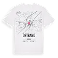 Ortrand karta t-shirt