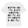Ostprignitz-Ruppin ordlek t-shirt