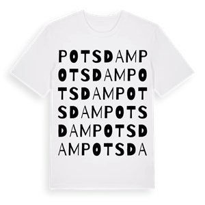 Potsdam ordlek t-shirt – ekologisk bomull t-shirt från Pinshirt