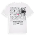 Potsdam-Mittelmark karta t-shirt