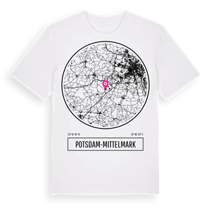 Potsdam-Mittelmark t-shirt – ekologisk bomull t-shirt från Pinshirt