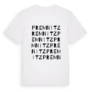 Premnitz ordlek t-shirt – ekologisk bomull t-shirt från Pinshirt