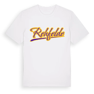Rehfelde baseball t-shirt – ekologisk bomull t-shirt från Pinshirt