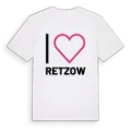 Jag älskar Retzow t-shirt stort tryck