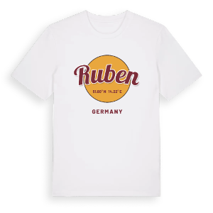Ruben cirkel t-shirt – ekologisk bomull t-shirt från Pinshirt