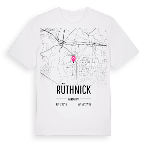 Rüthnick karta t-shirt – ekologisk bomull t-shirt från Pinshirt