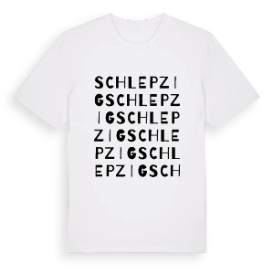 Schlepzig ordlek t-shirt – ekologisk bomull t-shirt från Pinshirt