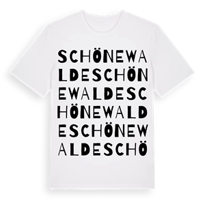 Schönewalde ordlek t-shirt – ekologisk bomull t-shirt från Pinshirt