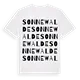 Sonnewalde ordlek t-shirt