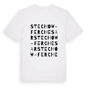 Stechow-Ferchesar ordlek t-shirt – ekologisk bomull t-shirt från Pinshirt