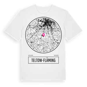 Teltow-Fläming t-shirt – ekologisk bomull t-shirt från Pinshirt
