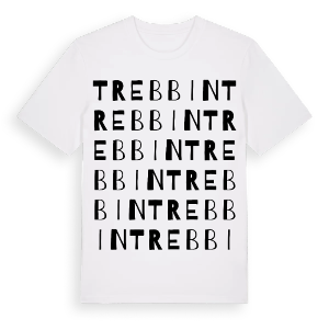 Trebbin ordlek t-shirt – ekologisk bomull t-shirt från Pinshirt