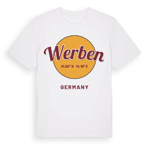 Werben cirkel t-shirt – ekologisk bomull t-shirt från Pinshirt