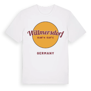 Willmersdorf cirkel t-shirt – ekologisk bomull t-shirt från Pinshirt