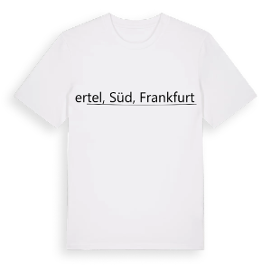 Winzerviertel, Süd, Frankfurt (Oder) hjärta t-shirt – ekologisk bomull t-shirt från Pinshirt