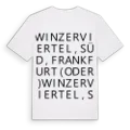 Winzerviertel, Süd, Frankfurt (Oder) ordlek t-shirt