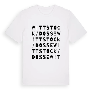 Wittstock/Dosse ordlek t-shirt – ekologisk bomull t-shirt från Pinshirt