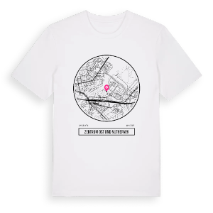 Zentrum Ost und Nuthepark t-shirt – ekologisk bomull t-shirt från Pinshirt