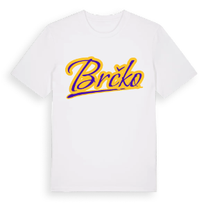 Brčko baseball t-shirt – ekologisk bomull t-shirt från Pinshirt