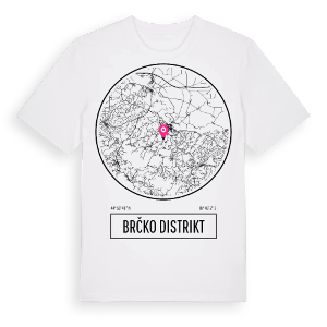 Brčko distrikt t-shirt – ekologisk bomull t-shirt från Pinshirt