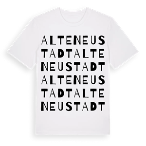 Alte Neustadt ordlek t-shirt – ekologisk bomull t-shirt från Pinshirt