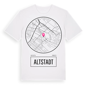 Altstadt t-shirt – ekologisk bomull t-shirt från Pinshirt