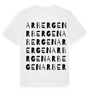 Arbergen ordlek t-shirt – ekologisk bomull t-shirt från Pinshirt