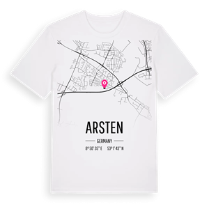 Arsten karta t-shirt – ekologisk bomull t-shirt från Pinshirt