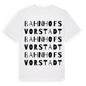 Bahnhofsvorstadt ordlek t-shirt – ekologisk bomull t-shirt från Pinshirt