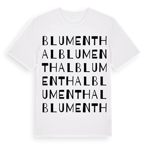 Blumenthal ordlek t-shirt – ekologisk bomull t-shirt från Pinshirt