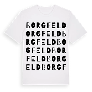 Borgfeld ordlek t-shirt – ekologisk bomull t-shirt från Pinshirt