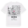 Bremen karta t-shirt