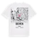 Bremen karta t-shirt