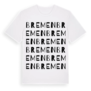 Bremen ordlek t-shirt – ekologisk bomull t-shirt från Pinshirt
