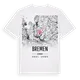 Bremen karta t-shirt