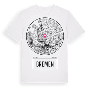 Bremen t-shirt – ekologisk bomull t-shirt från Pinshirt